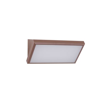 Brilagi - LED RGBW zatemnljivo zunanje stensko svetilo TRIANGLE 1xE27/9W/230V 2700-6500K IP65 rjavo