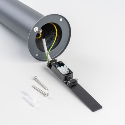 BRILAGI - LED RGBW zatemnjevalna zunanja svetilka ELIA 1xE27/6,5W/230V 2700-6500K IP44 Wi-Fi 100 cm antracit