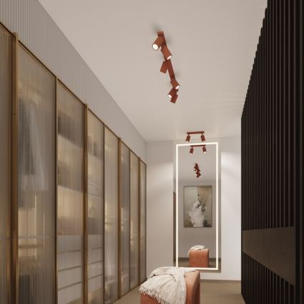 Brilagi - LED smerna svetilka CRESTO 2xGU10/10W/230V rdeča