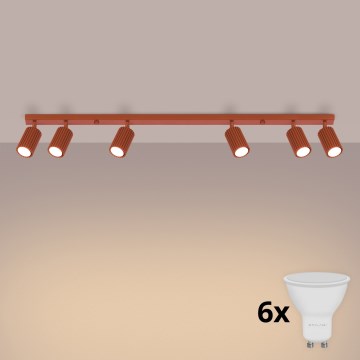 BRILAGI - LED smerna svetilka CRESTO 6xGU10/10W/230V oranžna