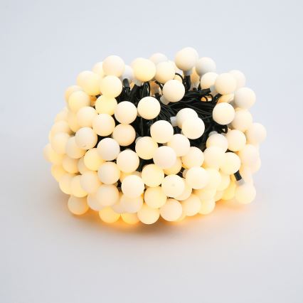 Brilagi - LED Solarni Dekorativna veriga BUBBLE 200xLED/8 funkcij 20m IP65 topla bela