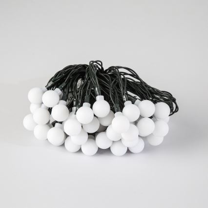 Brilagi - LED Solarna dekorativna veriga BUBBLE 50xLED/8 funkcij 7m IP65 topla bela 600 mAh