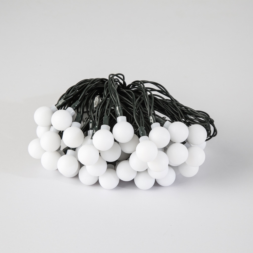 Brilagi - LED Solarna dekorativna veriga BUBBLE 50xLED/8 funkcij 7m IP65 topla bela 600 mAh
