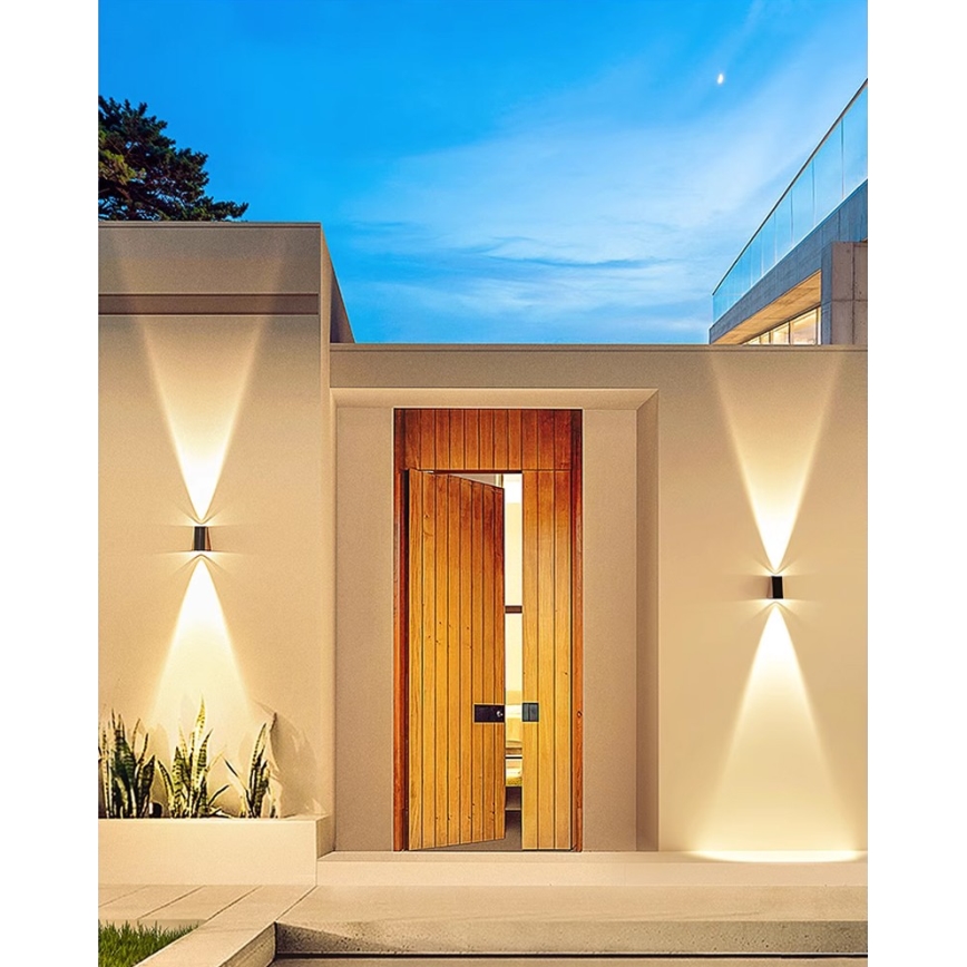 Brilagi - LED Solarna stenska svetilka PYRAMID LED/2W/3,2V 1300 mAh IP54