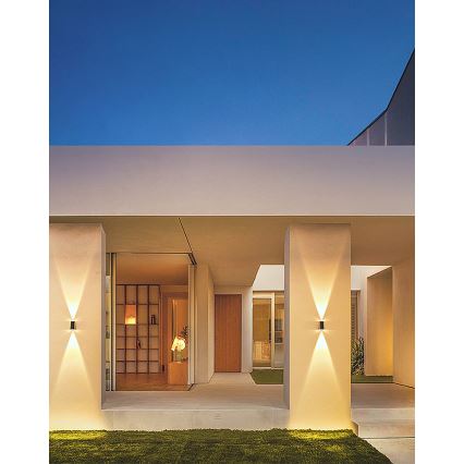 Brilagi - LED Solarna stenska svetilka PYRAMID LED/2W/3,2V 1300 mAh IP54