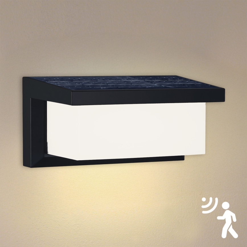 Brilagi - LED Solarna stenska svetilka s senzorjem BRICKY LED/5W/6V 4000 mAh IP65