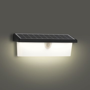 Brilagi - LED Solarna stenska svetilka s senzorjem SONCE RAY LED/6W/3,7V 2200 mAh IP44
