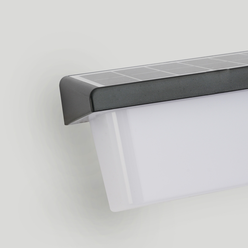 Brilagi - LED Solarna stenska svetilka s senzorjem SONCE RAY LED/6W/3,7V 2200 mAh IP44