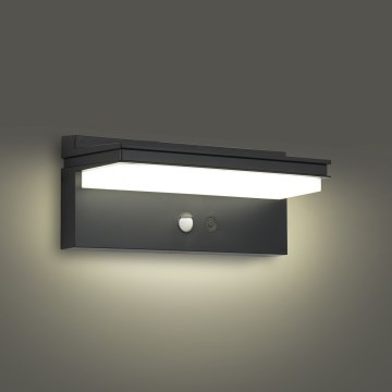 Brilagi - LED Solarna stenska svetilka s senzorjem SONCE SENSE LED/10W/3,7V 4000 mAh IP44