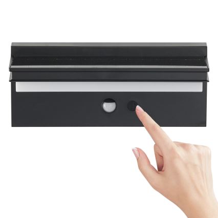 Brilagi - LED Solarna stenska svetilka s senzorjem SONCE SENSE LED/10W/3,7V 4000 mAh IP44