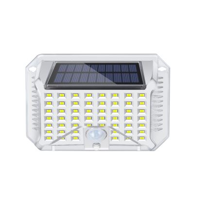 Brilagi - LED Solarna stenska svetilka s senzorjem WALLIE LED/4W/5,5V 1200 mAh 6500K IP64 srebrna