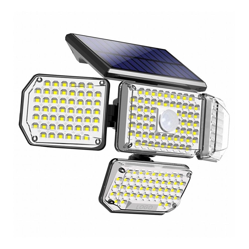 Brilagi - LED Solarna stenska svetilka s senzorjem WALLIE LED/5W/5,5V 2400 mAh IP65