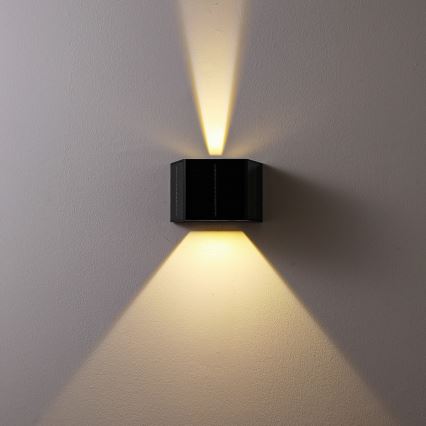 Brilagi - LED Solarna stenska svetilka SOLAR CUBE LED/2W/3,2V 1300 mAh IP54