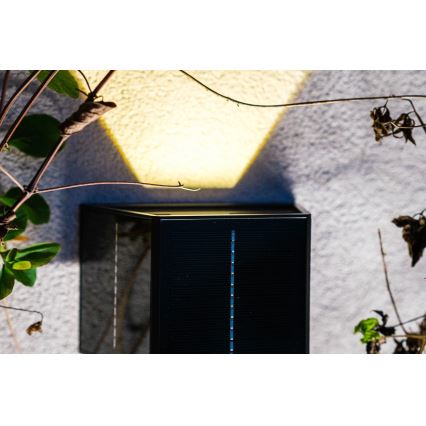 Brilagi - LED Solarna stenska svetilka SOLAR CUBE LED/2W/3,2V 1300 mAh IP54