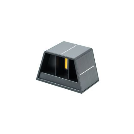 Brilagi - LED Solarna stenska svetilka SOLAR CUBE LED/2W/3,2V 1300 mAh IP54
