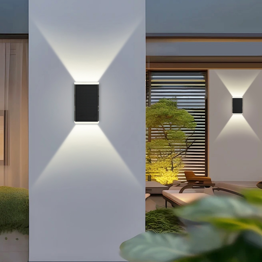 Brilagi - LED Solarna stenska svetilka SONCE GUARD LED/2W/3,7V 2000 mAh IP45