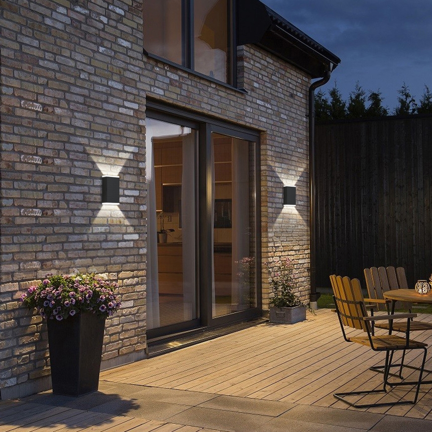 Brilagi - LED Solarna stenska svetilka SONCE GUARD LED/2W/3,7V 2000 mAh IP45