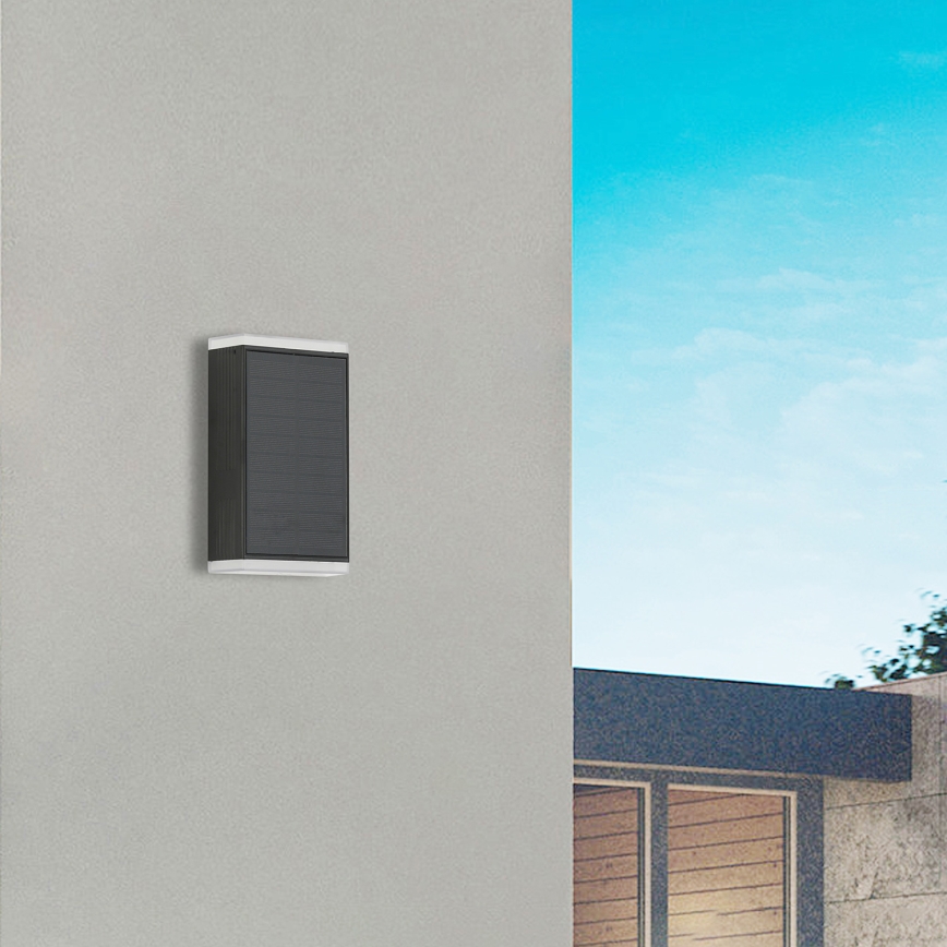 Brilagi - LED Solarna stenska svetilka SONCE GUARD LED/2W/3,7V 2000 mAh IP45