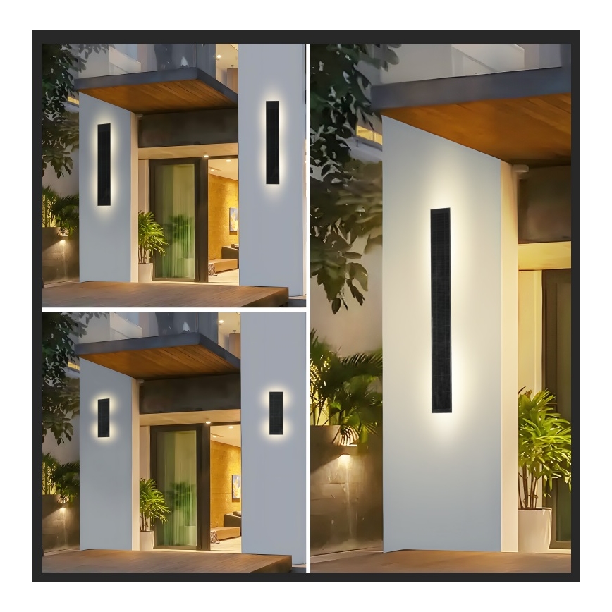 Brilagi - Zatemnjevalna LED solarna stenska svetilka SUN LED/5,5W/230V 100 cm 6000 mAh IP44
