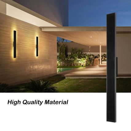 Brilagi - Zatemnjevalna LED solarna stenska svetilka SUN LED/5,5W/230V 100 cm 6000 mAh IP44