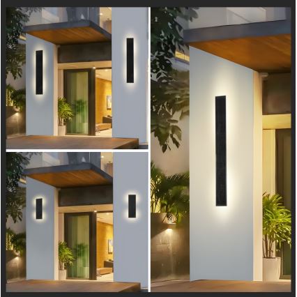 Brilagi - LED zatemnljivo sončno stensko svetilo SUN LED/4W/230V 60 cm 4000 mAh IP44