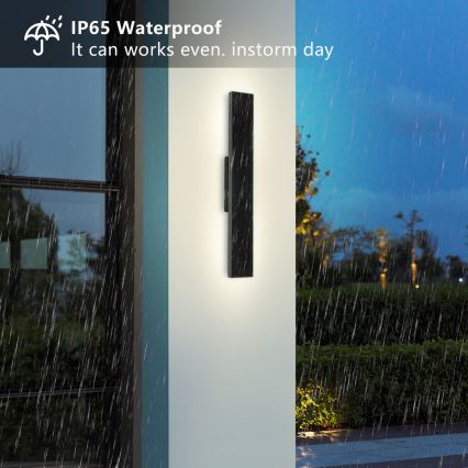 Brilagi - LED zatemnljivo sončno stensko svetilo SUN LED/4W/230V 60 cm 4000 mAh IP44