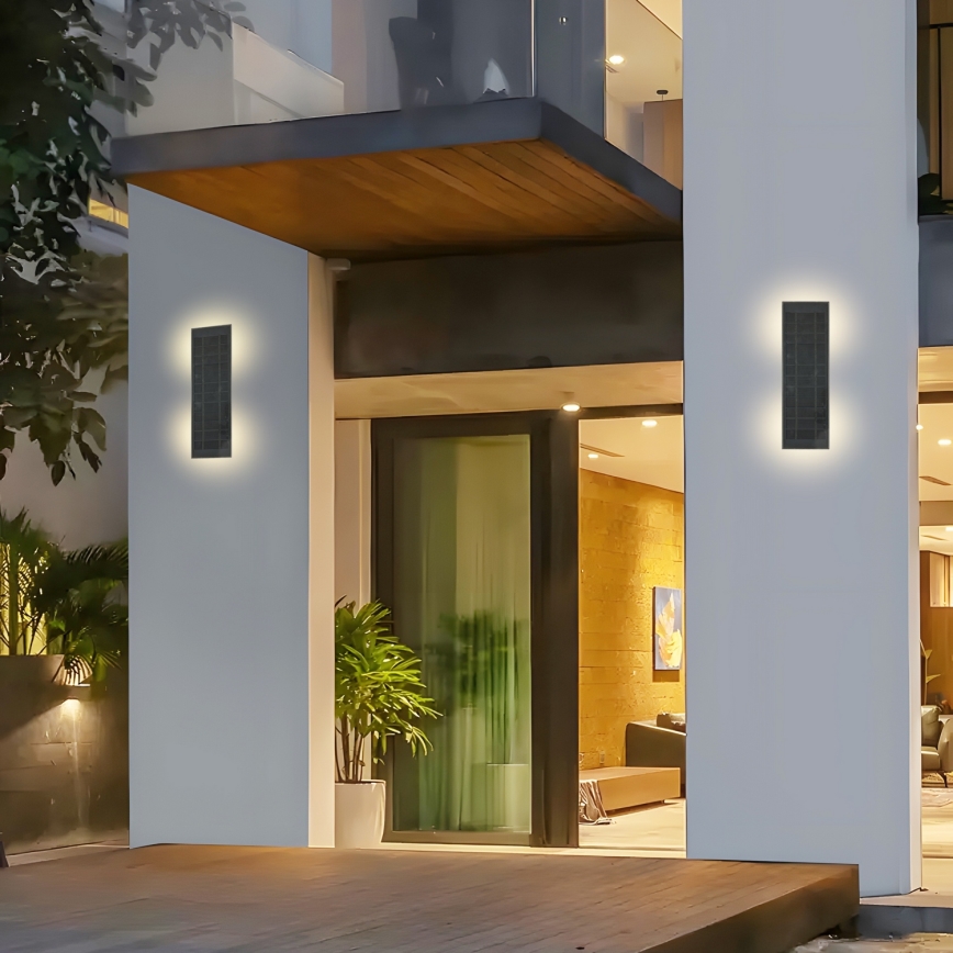 Brilagi - LED zatemnljivo solarno stensko svetilo SUN LED/2,5W/230V 30 cm 2000 mAh IP44