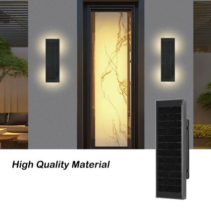 Brilagi - LED zatemnjiva sončna stenska svetilka SUN LED/2,5W/3,7V 30 cm 2000 mAh IP44