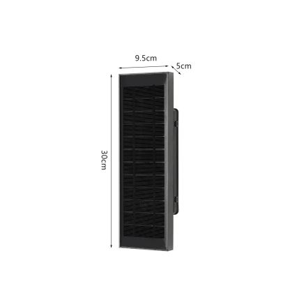 Brilagi - LED zatemnjiva sončna stenska svetilka SUN LED/2,5W/3,7V 30 cm 2000 mAh IP44