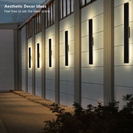 Brilagi - Zatemnjevalna LED sončna stenska svetilka SUN LED/5,5W/3,7V 100 cm 6000 mAh IP44