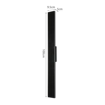 Brilagi - Zatemnjevalna LED sončna stenska svetilka SUN LED/5,5W/3,7V 100 cm 6000 mAh IP44