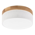 Brilagi - LED стельовий світильник BELLADONNA LED/20W/230V діаметр 30 см білий/дуб