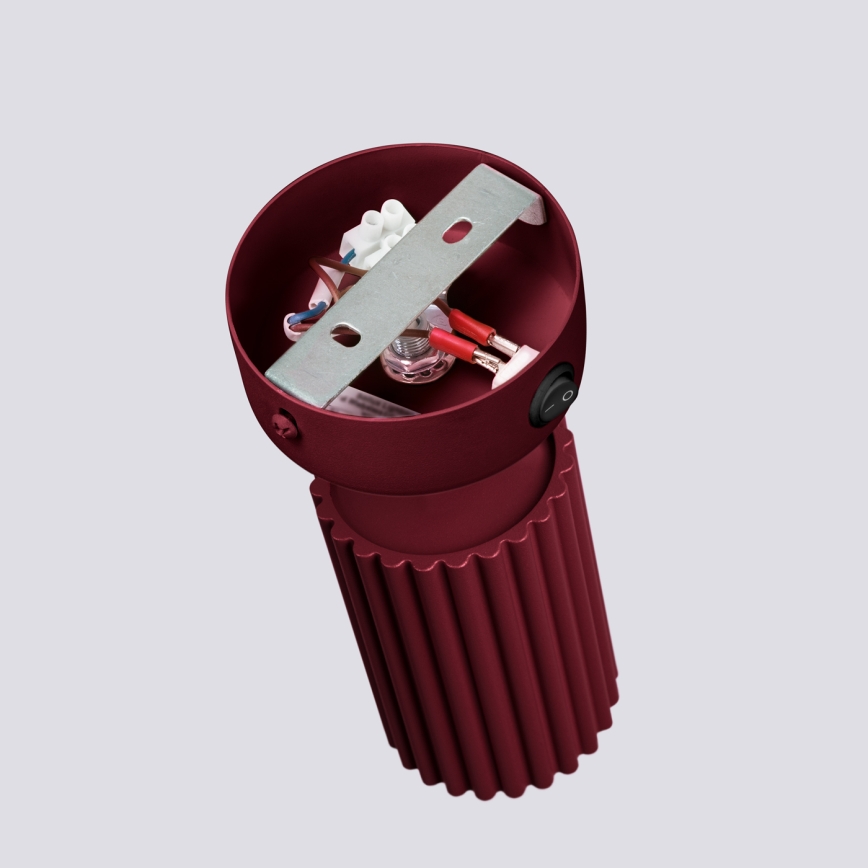 Brilagi - LED stenska reflektorska svetilka CRESTO 1xGU10/10W/230V burgundska