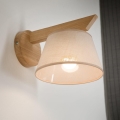 Brilagi - LED  Stenska svetilka ANTHONY 1xE14/40W/230V hrast/bež