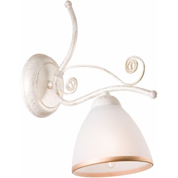 Brilagi - LED stenska svetilka ANTICO 1xE27/60W/230V 3000K bela patina