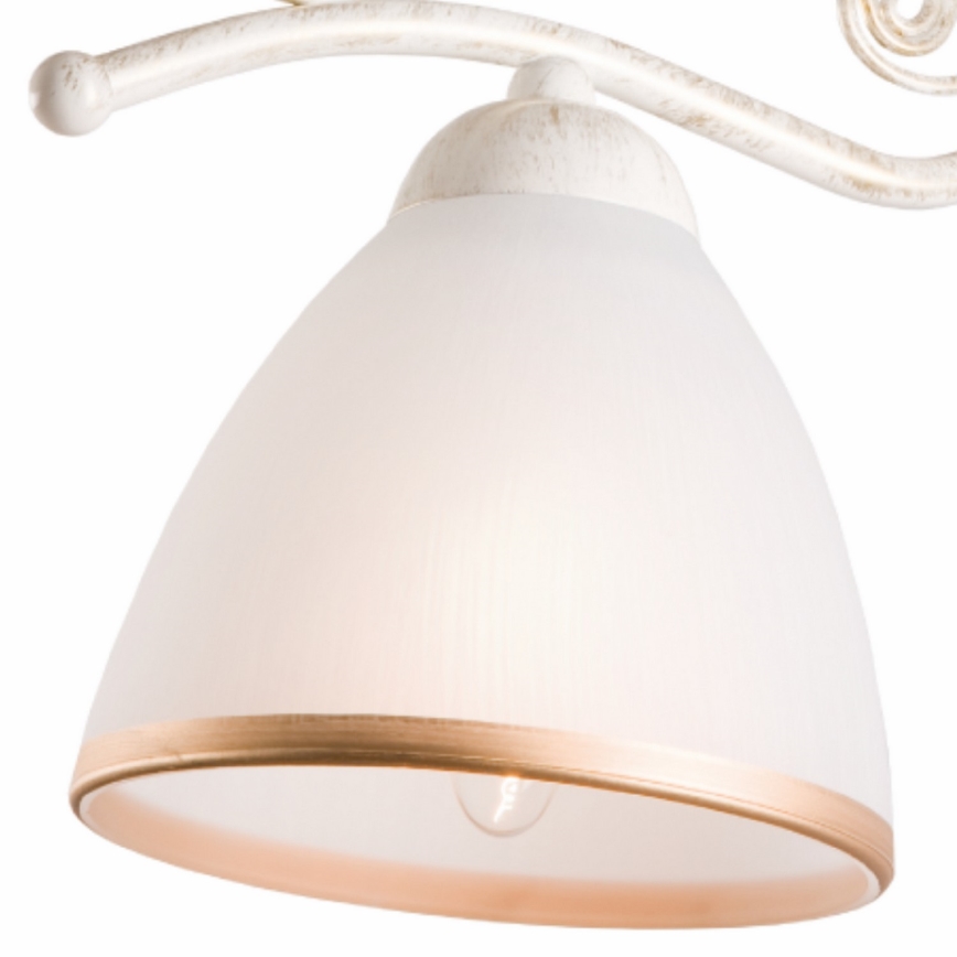 Brilagi - LED stenska svetilka ANTICO 1xE27/60W/230V 3000K bela patina