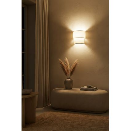 Brilagi - LED stenska svetilka BOHO ECO 1xE27/10W/230V kremna