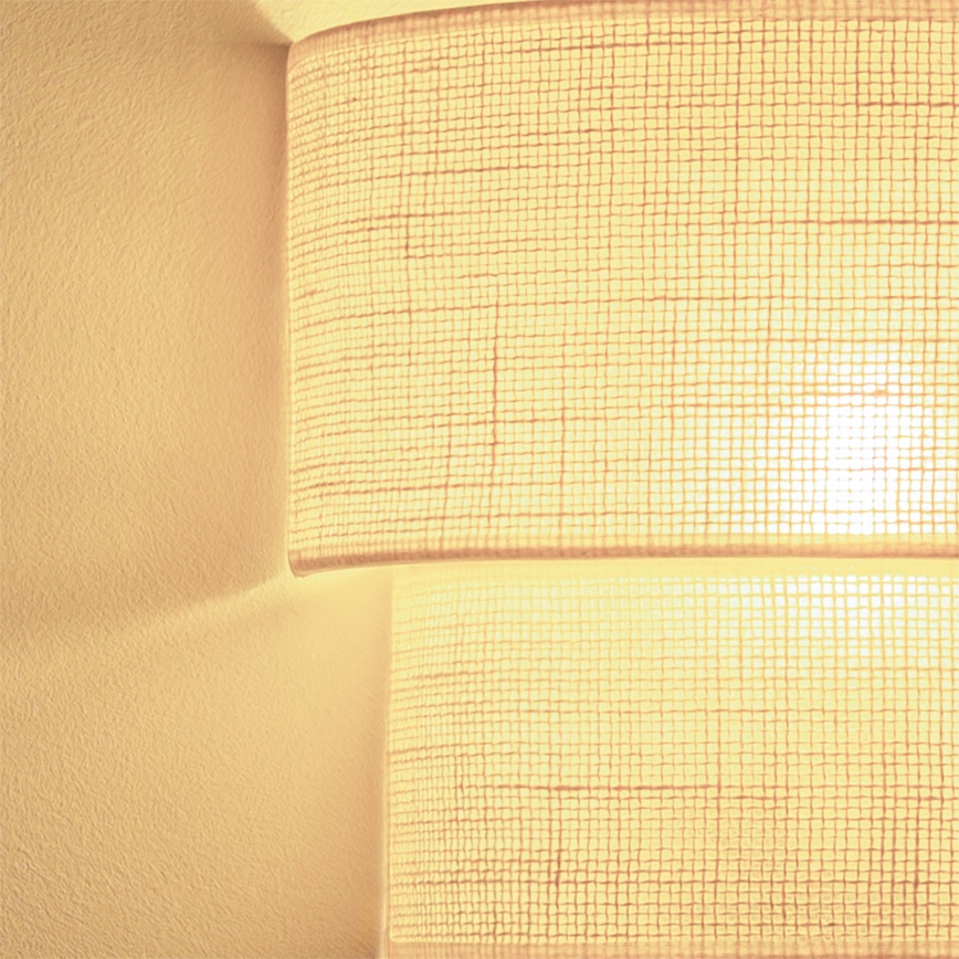 Brilagi - LED stenska svetilka BOHO ECO 1xE27/10W/230V kremna