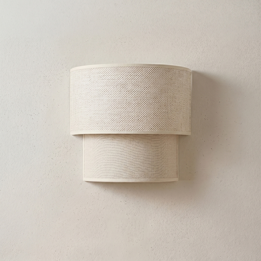 Brilagi - LED stenska svetilka BOHO ECO 1xE27/10W/230V kremna