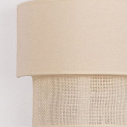 Brilagi - LED stenska svetilka BOHO ECO 1xE27/10W/230V kremna