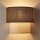 Brilagi - LED stenska svetilka BOHO ECO 1xE27/10W/230V rjava/kremna