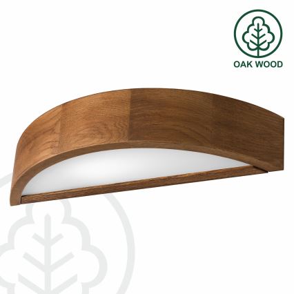 Brilagi - LED Stenska svetilka CARVALHO 1xE27/60W/230V hrast češnja