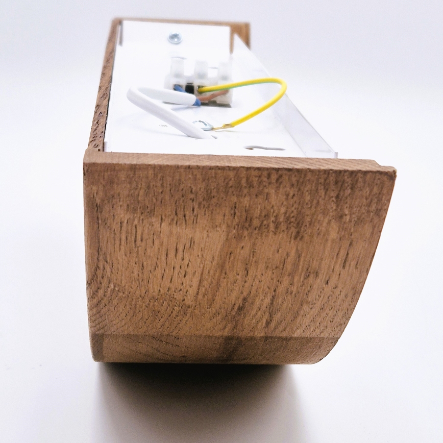 Brilagi - LED Stenska svetilka CARVALHO 1xE27/60W/230V hrast češnja