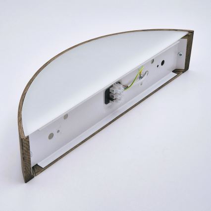 Brilagi - LED Stenska svetilka CARVALHO 1xE27/60W/230V hrast oreh