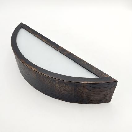 Brilagi - LED stenska svetilka CARVALHO SMOKEY 1xE27/60W/230V hrast