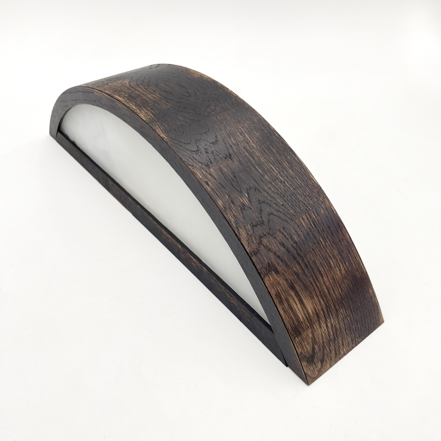 Brilagi - LED stenska svetilka CARVALHO SMOKEY 1xE27/60W/230V hrast