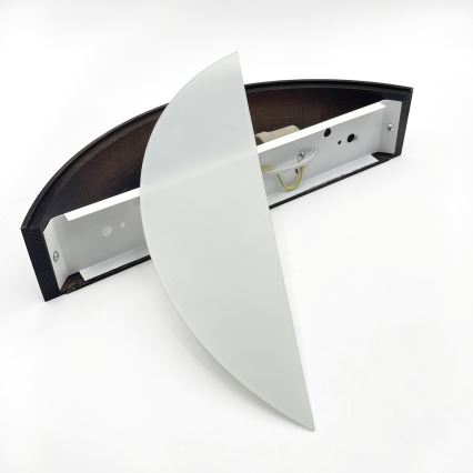 Brilagi - LED stenska svetilka CARVALHO SMOKEY 1xE27/60W/230V hrast