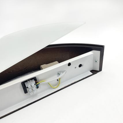 Brilagi - LED stenska svetilka CARVALHO SMOKEY 1xE27/60W/230V hrast