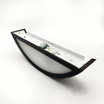 Brilagi - LED stenska svetilka CARVALHO SMOKEY 1xE27/60W/230V hrast