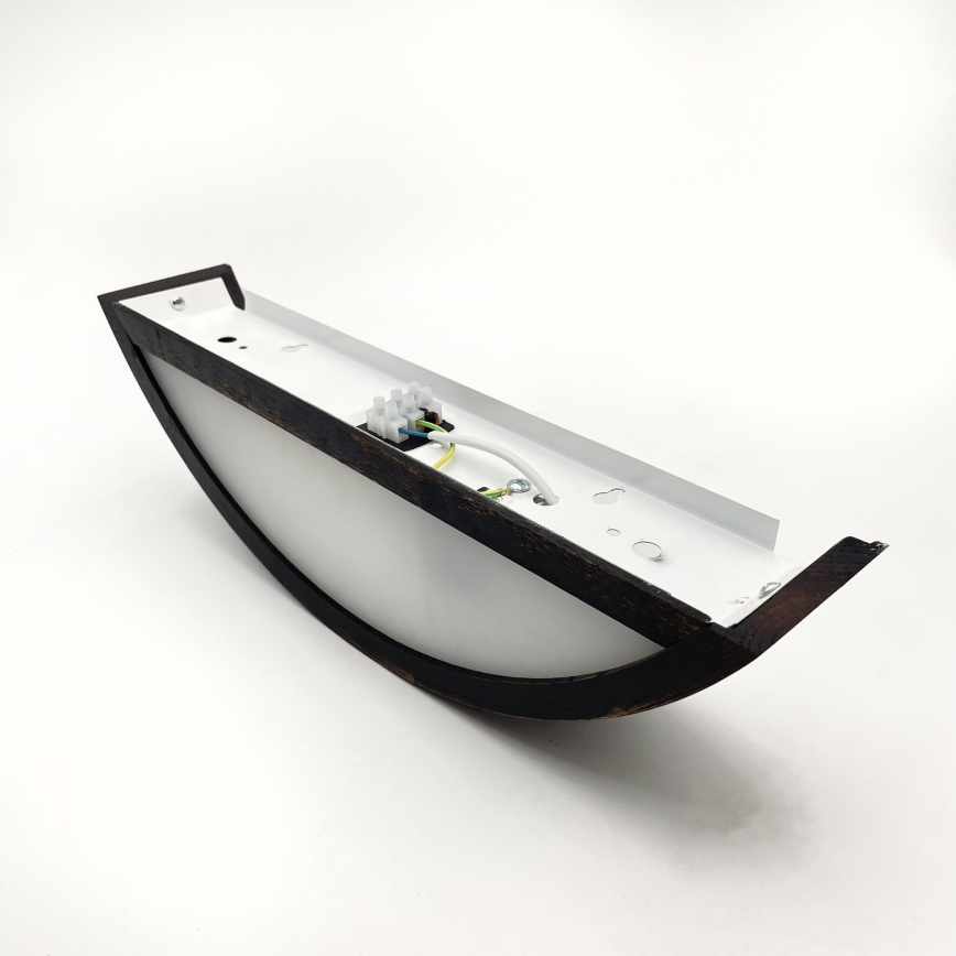 Brilagi - LED stenska svetilka CARVALHO SMOKEY 1xE27/60W/230V hrast